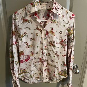 Barney's New York Carousel Button-Down Shirt